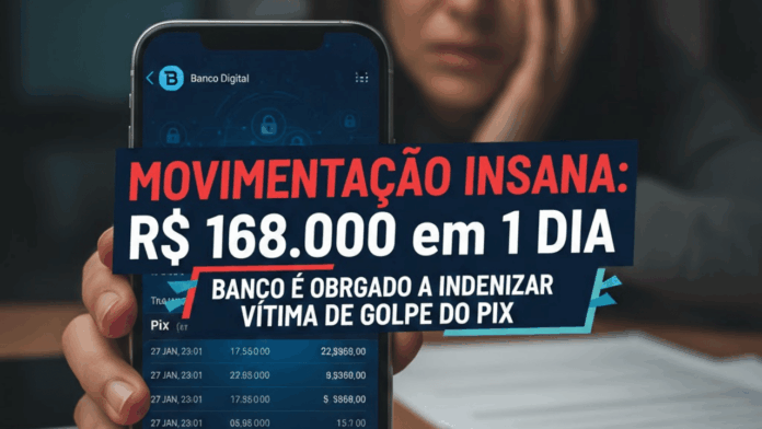 movimentacao-insana-de-r$-168-mil-em-um-unico-dia-obriga-banco-a-indenizar-vitima-de-golpe-do-pix