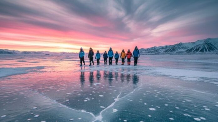 poloneses-caminham-em-mar-congelado-e-video-de-frio-extremo-se-torna-viral-com-imagens-impressionantes