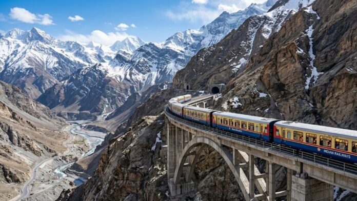 india-surpreende-com-plano-para-ferrovia-mais-alta-do-mundo-no-himalaia,-acima-de-3.900-metros,-em-megaprojeto-de-r$