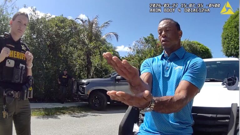 video-da-prisao-de-tiger-woods-divulgado-pela-policia-e-chama-atencao