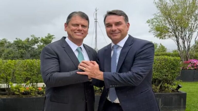 skaf-reune-flavio-bolsonaro,-tarcisio-nunes-e-empresarios-em-jantar-que-movimenta-cenas-politicas