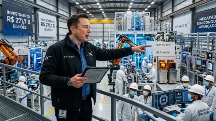 empresa-de-elon-musk-anuncia-investimento-ambicioso-de-r$-271,7-bilhoes-para-construir-megafabrica-e-acelerar-producao empresa-de-elon-musk-anuncia-investimento-ambicioso-de-r$-271,7-bilhoes-para-construir-megafabrica-e-acelerar-producao