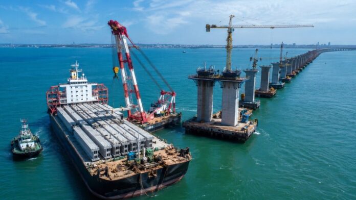 construcao-da-maior-ponte-da-america-latina-avanca-no-nordeste-com-navio-da-china-chegando-com-mais-de-800-toneladas-de-mate construcao-da-maior-ponte-da-america-latina-avanca-no-nordeste-com-navio-da-china-chegando-com-mais-de-800-toneladas-de-mate