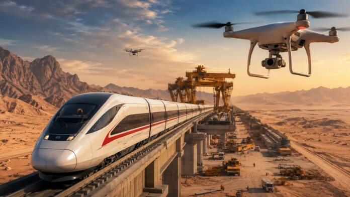 o-maior-projeto-ferroviario-do-oriente-medio-encontra-obstaculo-inesperado-em-area-marcada-por-ameacas-de-drones-em-meio-a-inseguranca o-maior-projeto-ferroviario-do-oriente-medio-encontra-obstaculo-inesperado-em-area-marcada-por-ameacas-de-drones-em-meio-a-inseguranca
