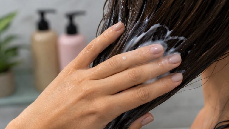 cabeleireiros-e-especialistas-concordam:-o-condicionador-deve-ser-aplicado-antes-do-shampoo-para-dar-tempo-aos-fios-de-nutrir-os-cabelos.