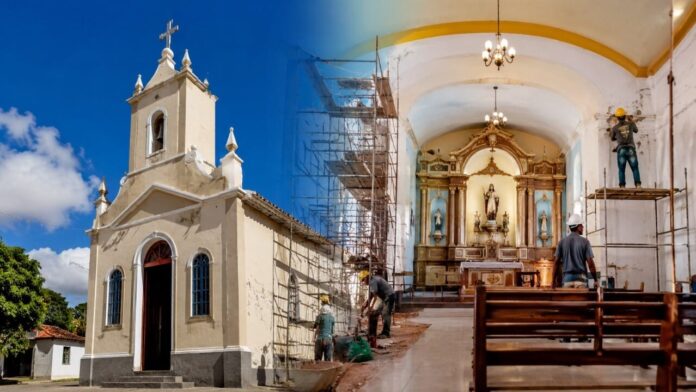 capela-de-santo-antonio-reabre-apos-obras-de-restauracao-no-valor-de-r$-426-mil-e-volta-a-receber-fieis-com-nova-estrutura