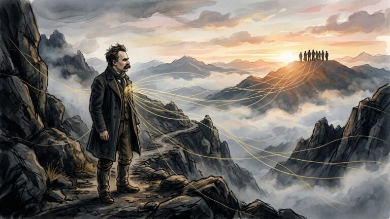 friedrich-nietzsche-e-a-forca-dos-lacos-invisiveis:-“os-fios-invisiveis-sao-os-lacos-mais-fortes”