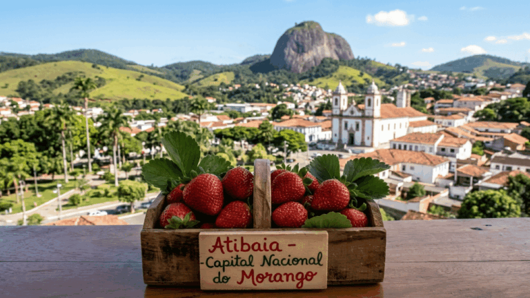 a-terra-dos-morangos-guarda-uma-pedra-de-600-milhoes-de-anos,-mais-antiga-que-os-dinossauros,-e-encanta-com-clima-montanhoso