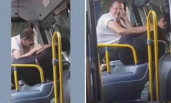 video-mostra-briga-entre-motorista-e-passageiro-de-onibus-no-rio;-motorista-morde-mulher-durante-confusao