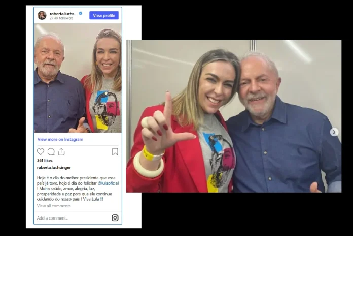bomba:-roberta-luchsinger-apaga-e-reativa-rede-social-apos-lula-negar-proximidade